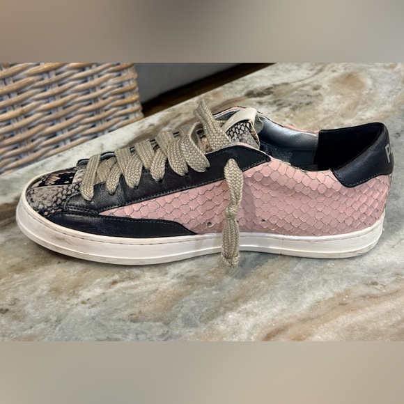 Women’s P448 John Pink Python leather sneakers- Size 40 - Picture 10 of 13
